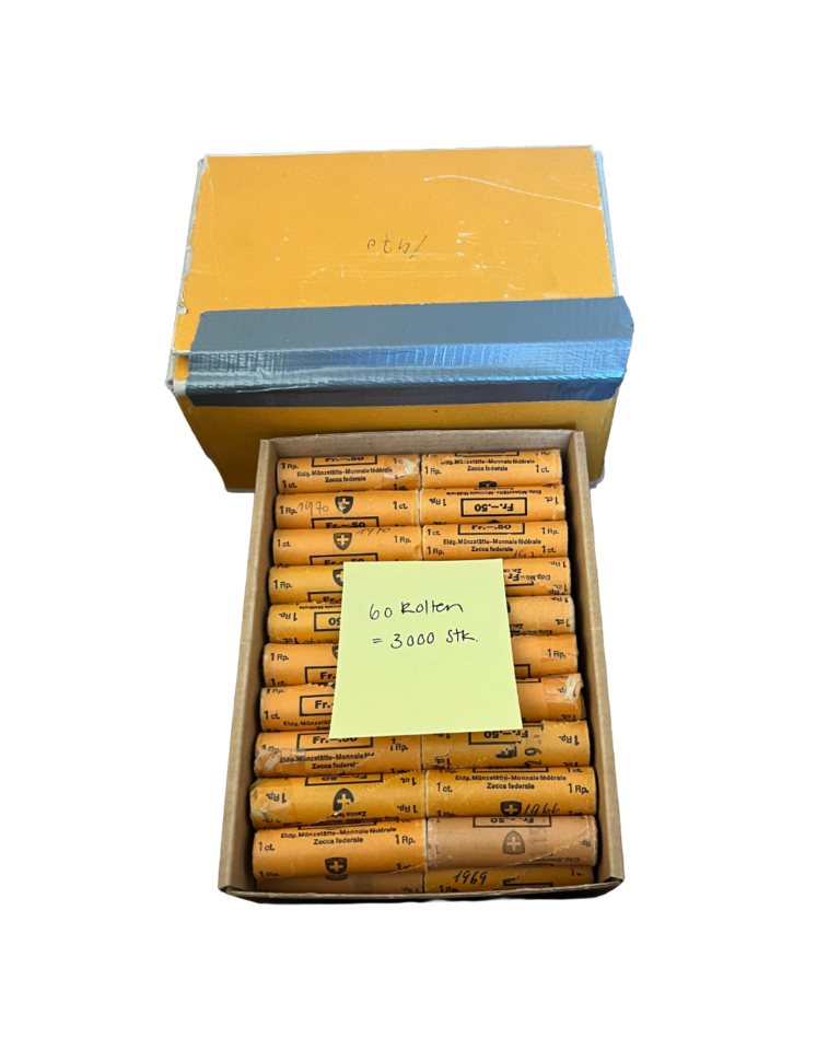 Einräppler in Rollen verpackt